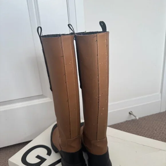 Ganni - Rubber knee-high boots - Picture 3 of 4
